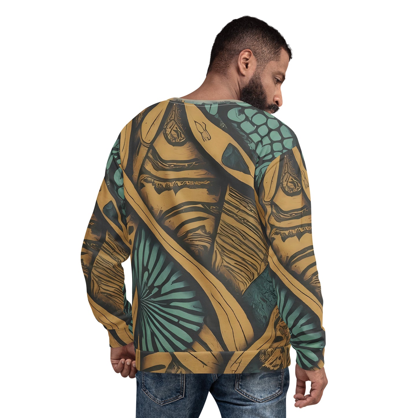 Nature Groove Unisex Sweatshirt: Botanical Beats