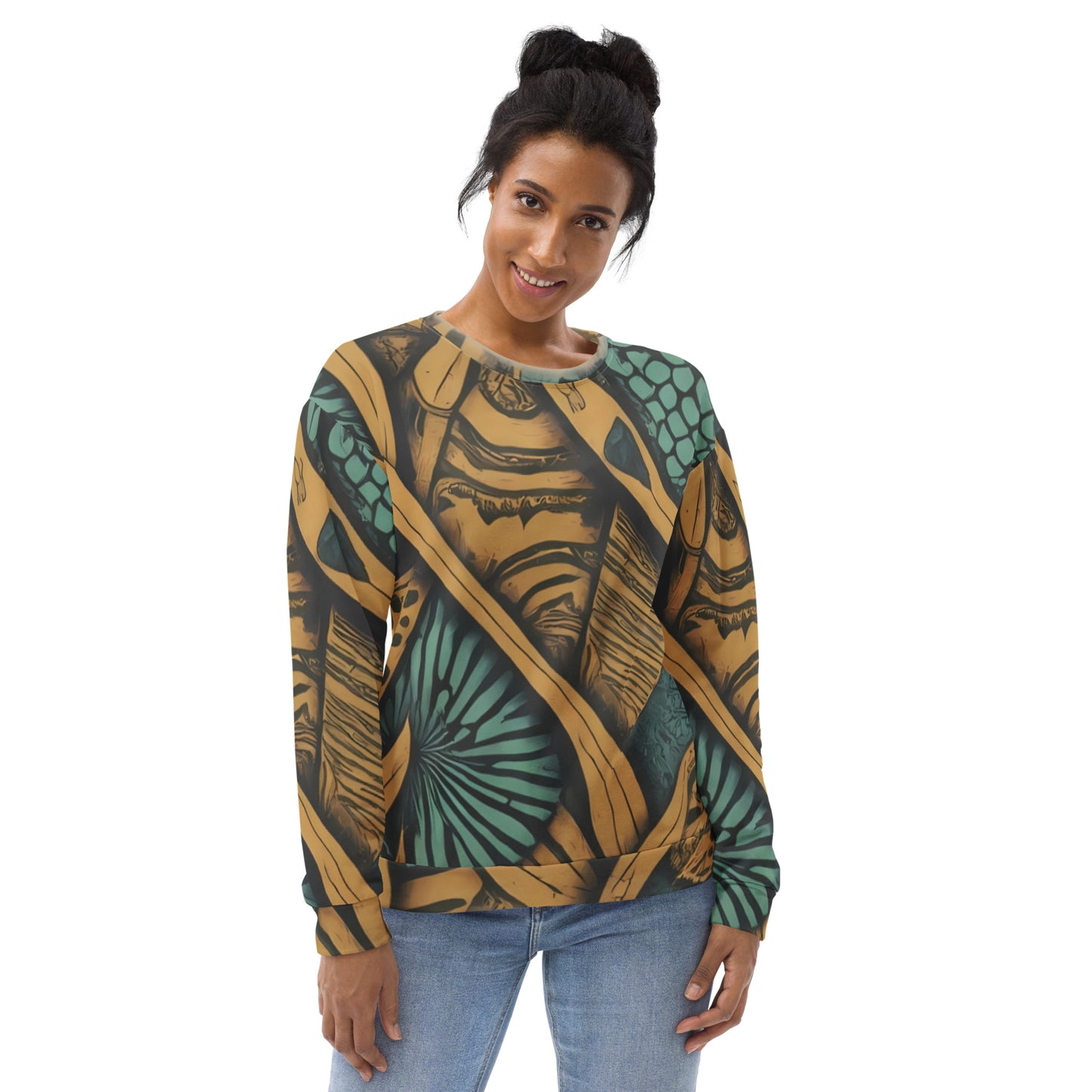 Nature Groove Unisex Sweatshirt: Botanical Beats