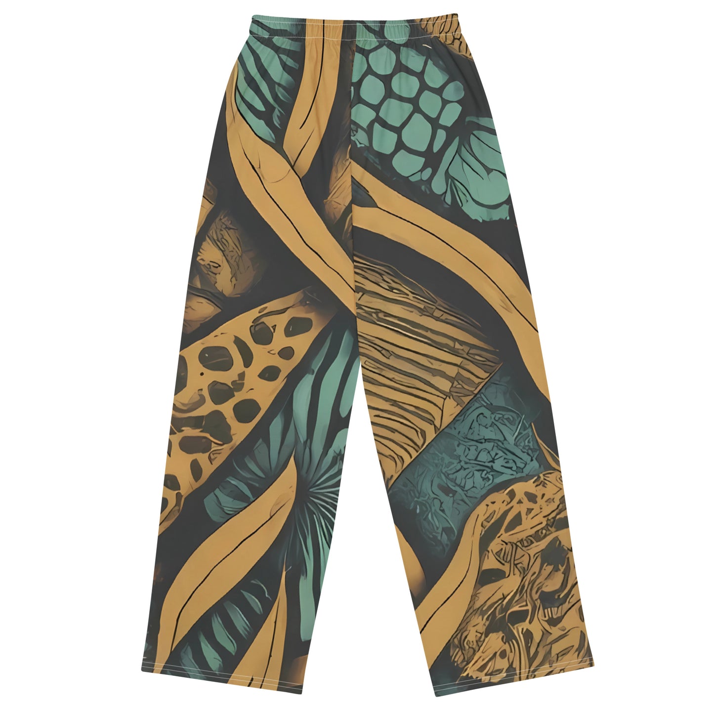Nature Groove Unisex Sweatpants: Botanical Beats wide-leg pants