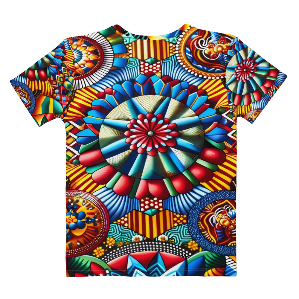Mosaic Mandala T-Shirt : Unisex Fusion Wear