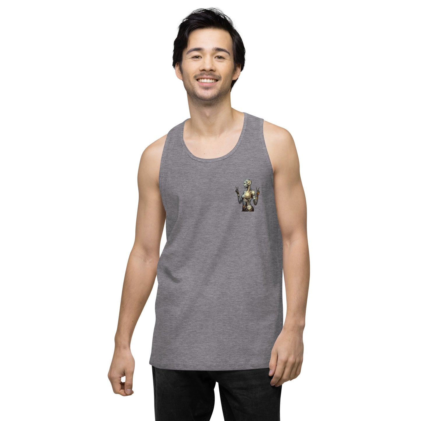 Virgo Visions: Cybernetic Zodiac Tank Top