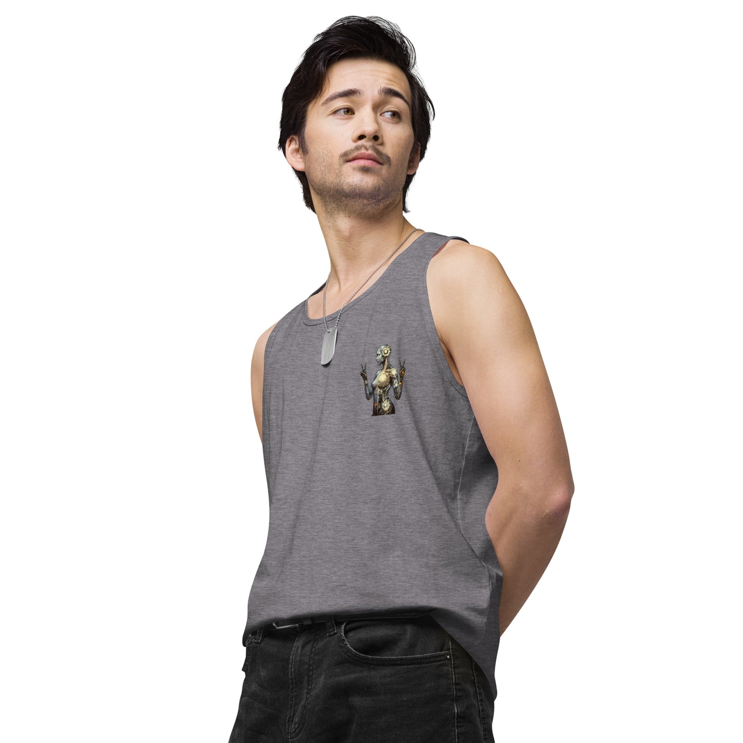 Virgo Visions: Cybernetic Zodiac Tank Top