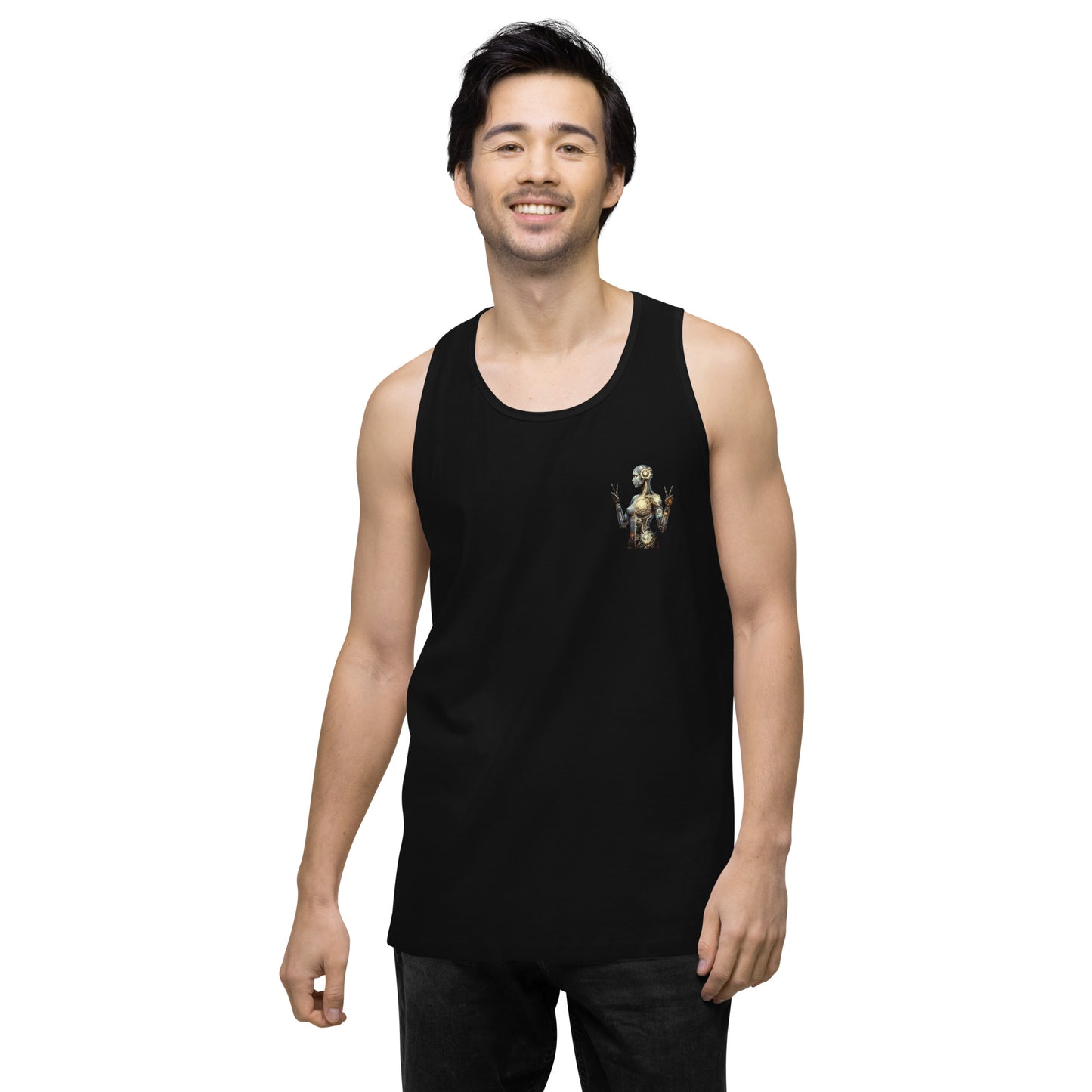 Virgo Visions: Cybernetic Zodiac Tank Top