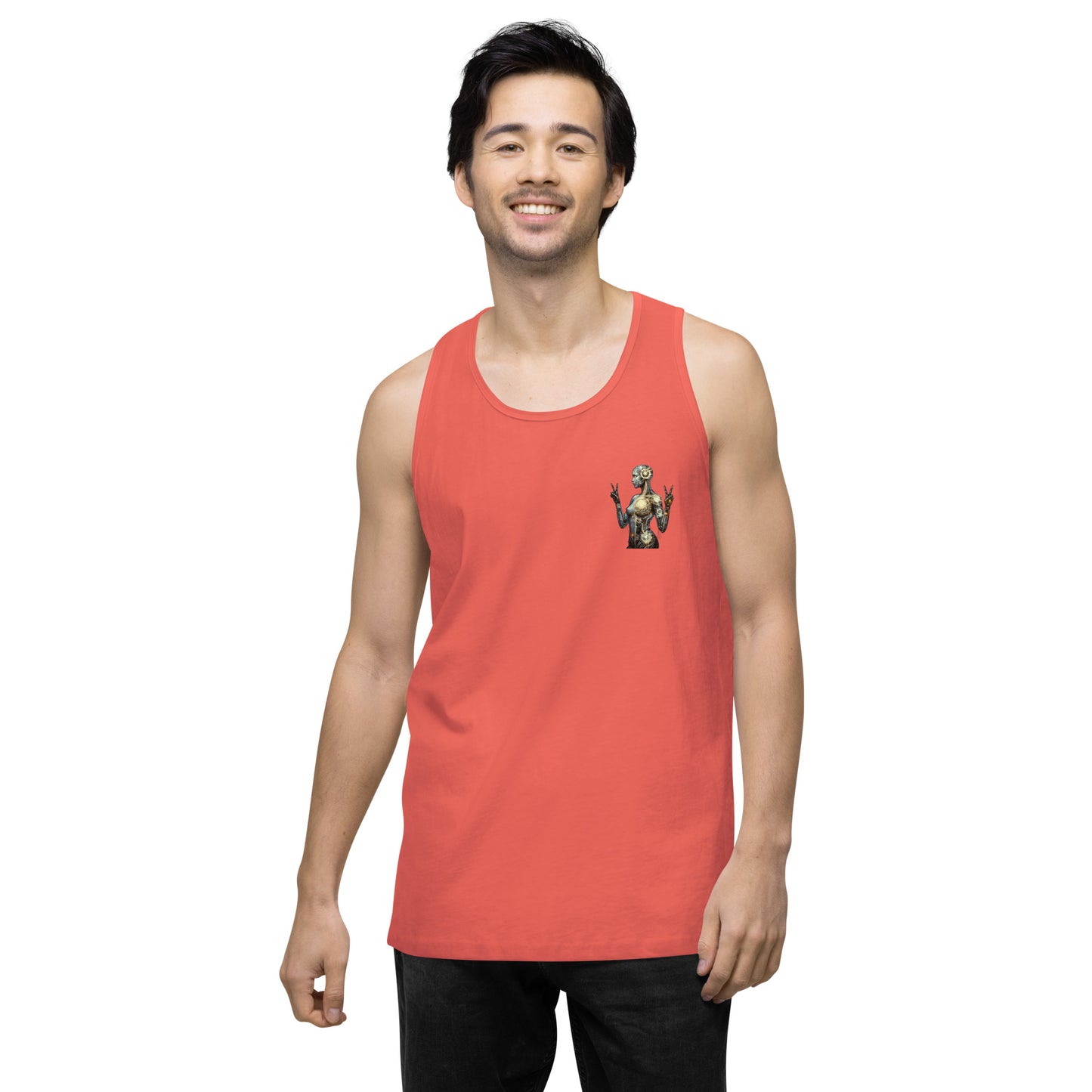 Virgo Visions: Cybernetic Zodiac Tank Top