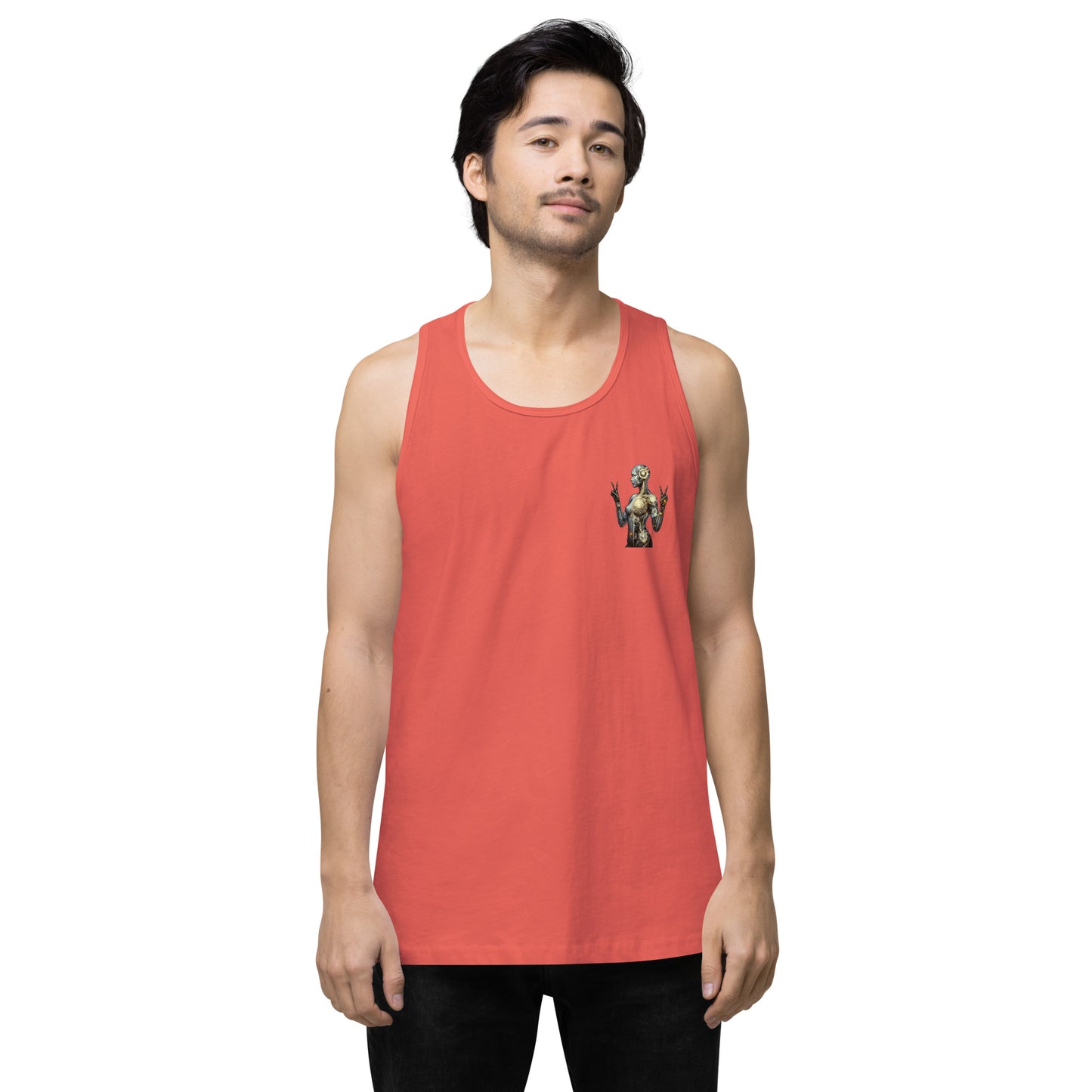 Virgo Visions: Cybernetic Zodiac Tank Top