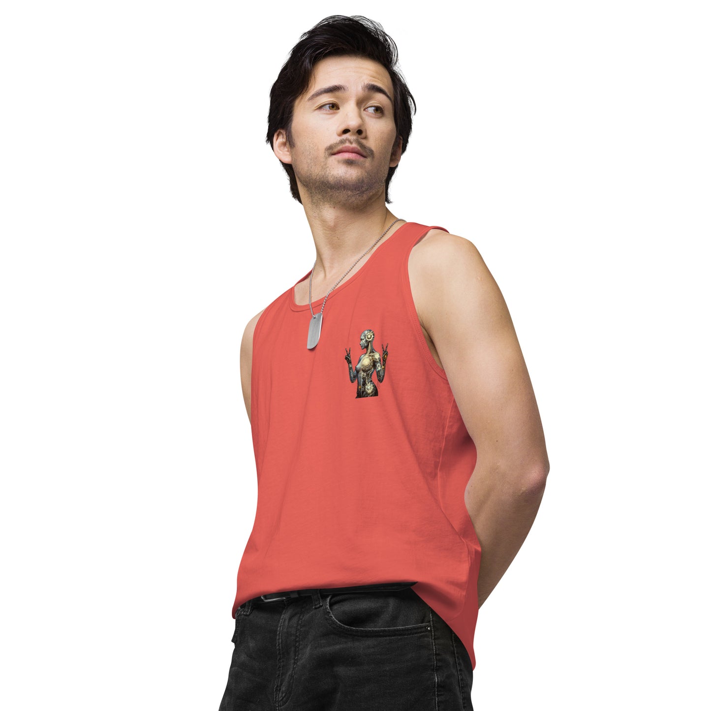 Virgo Visions: Cybernetic Zodiac Tank Top