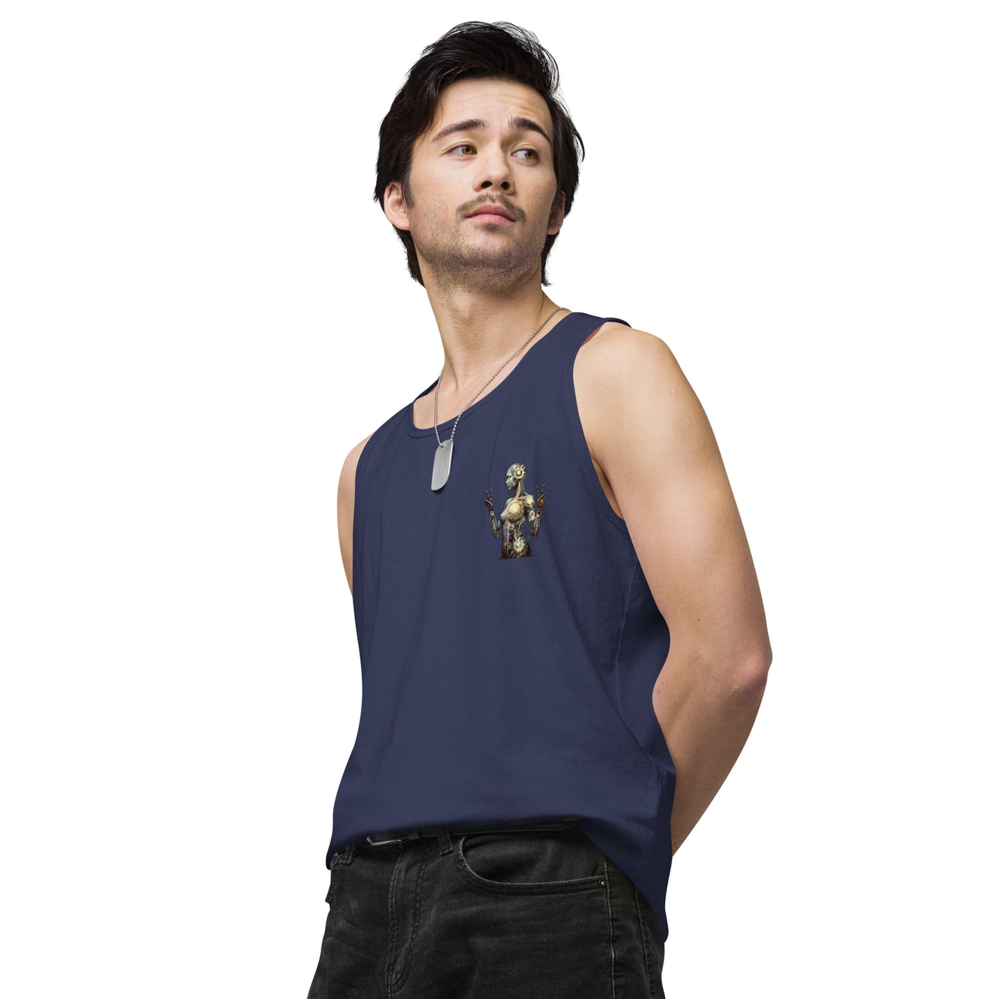 Virgo Visions: Cybernetic Zodiac Tank Top