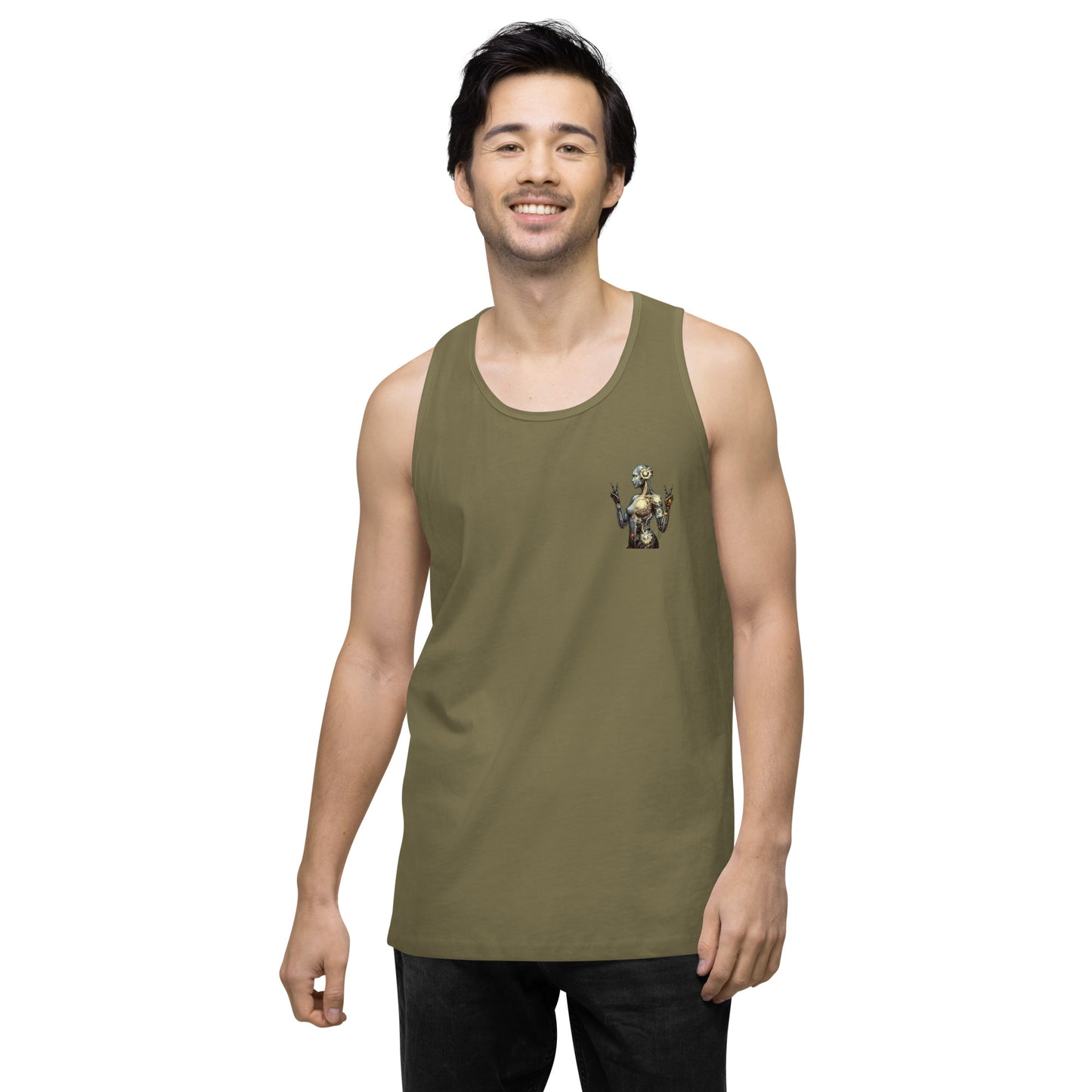 Virgo Visions: Cybernetic Zodiac Tank Top