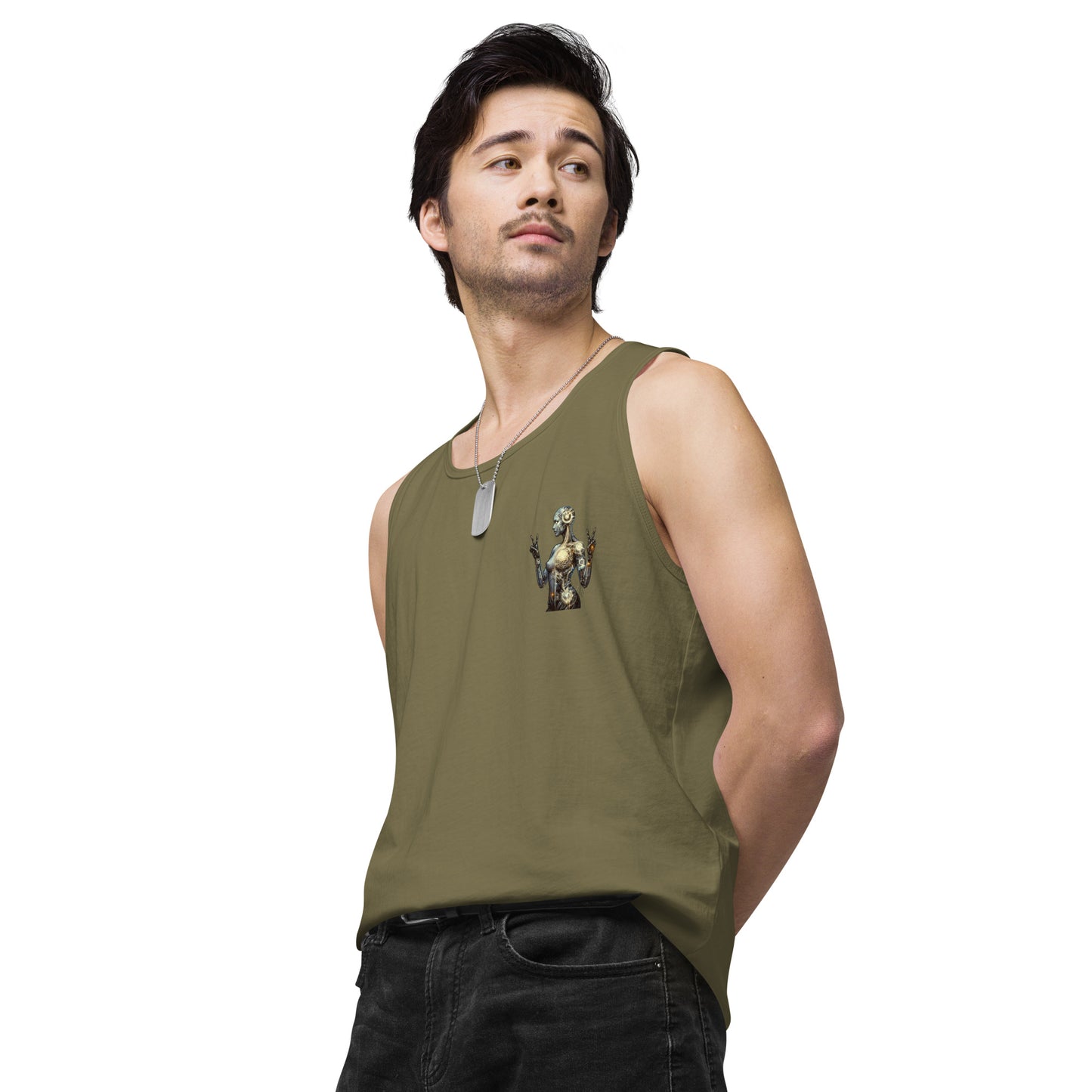 Virgo Visions: Cybernetic Zodiac Tank Top