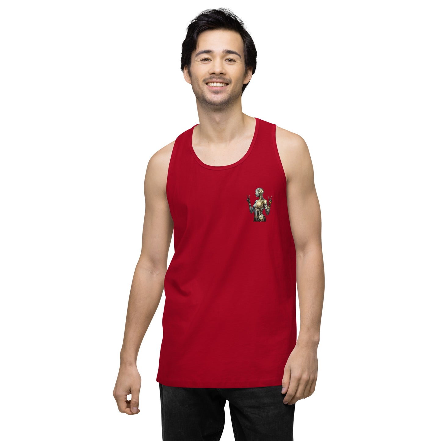 Virgo Visions: Cybernetic Zodiac Tank Top