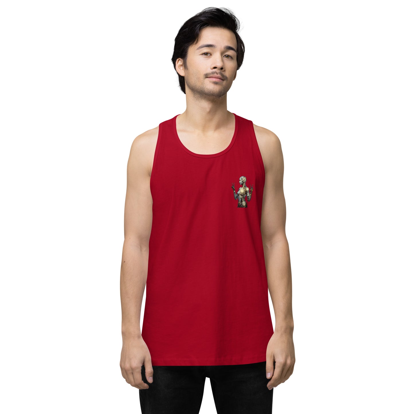 Virgo Visions: Cybernetic Zodiac Tank Top
