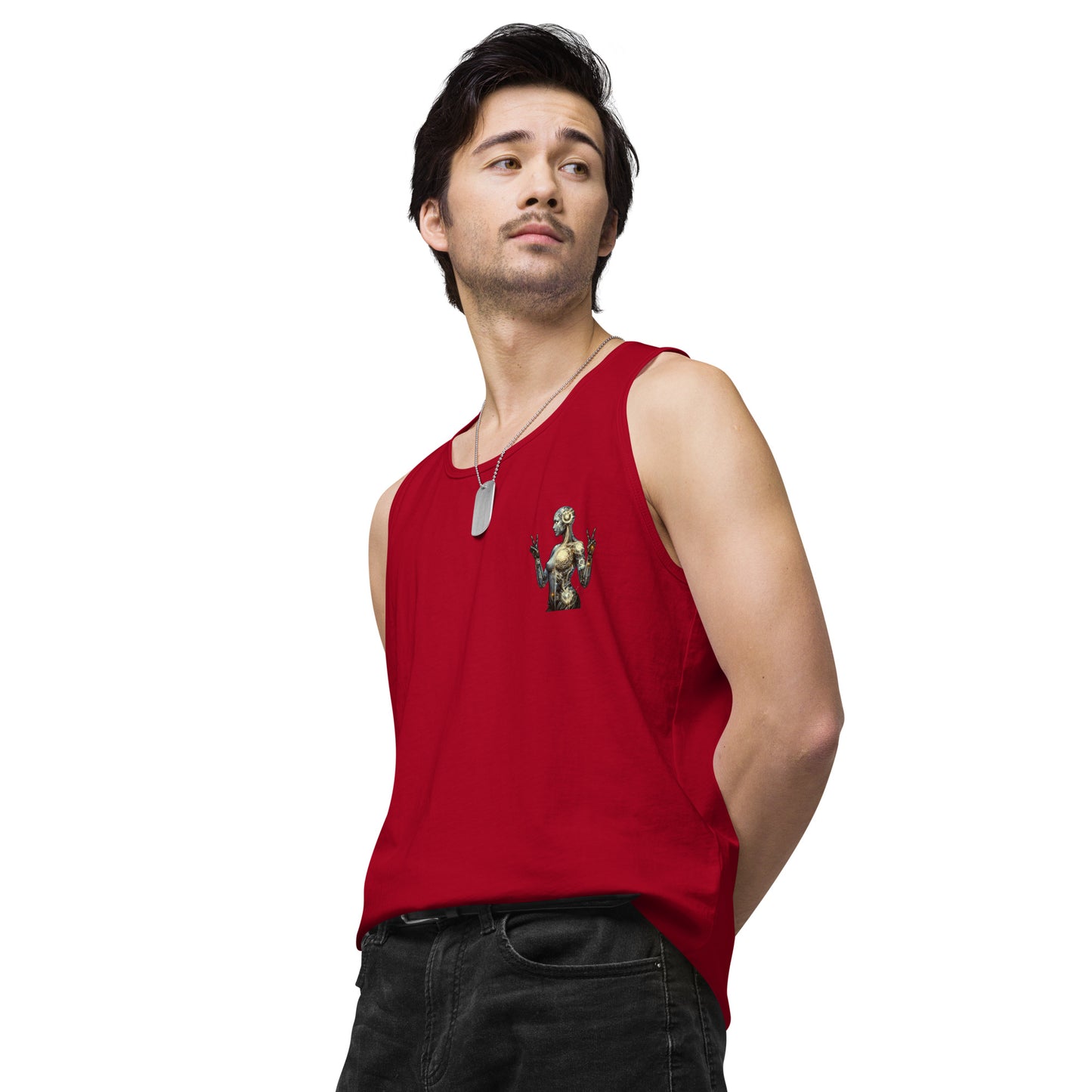 Virgo Visions: Cybernetic Zodiac Tank Top