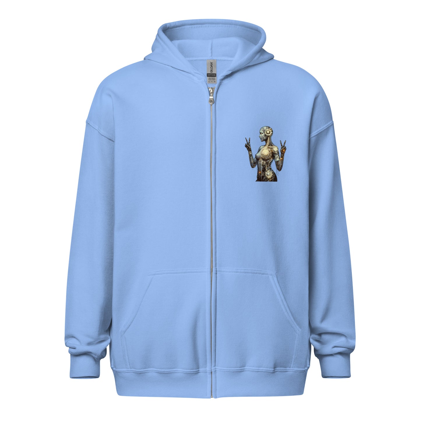 Virgo Visions: Cybernetic Zodiac Hoodie