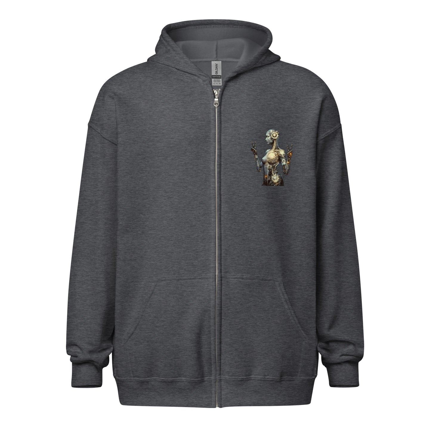 Virgo Visions: Cybernetic Zodiac Hoodie