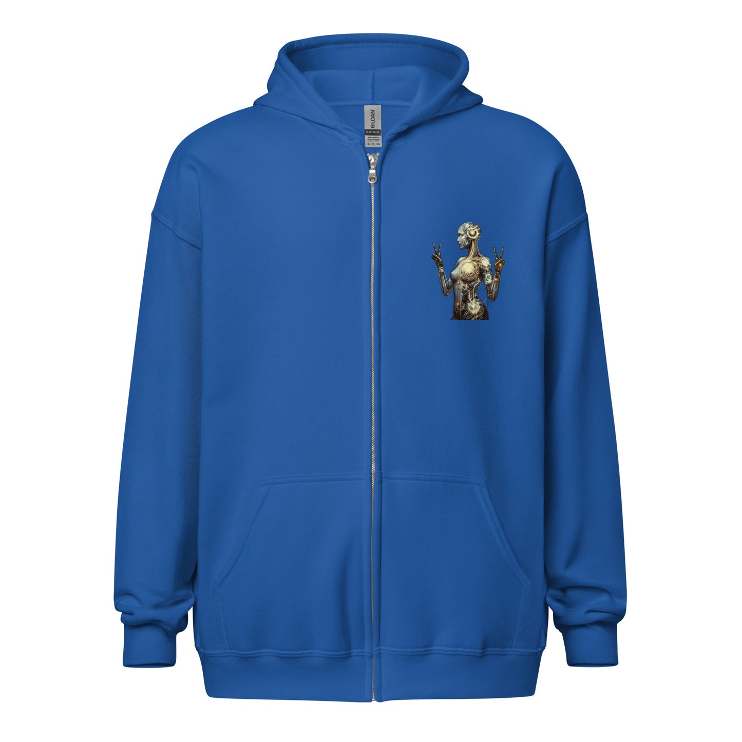 Virgo Visions: Cybernetic Zodiac Hoodie