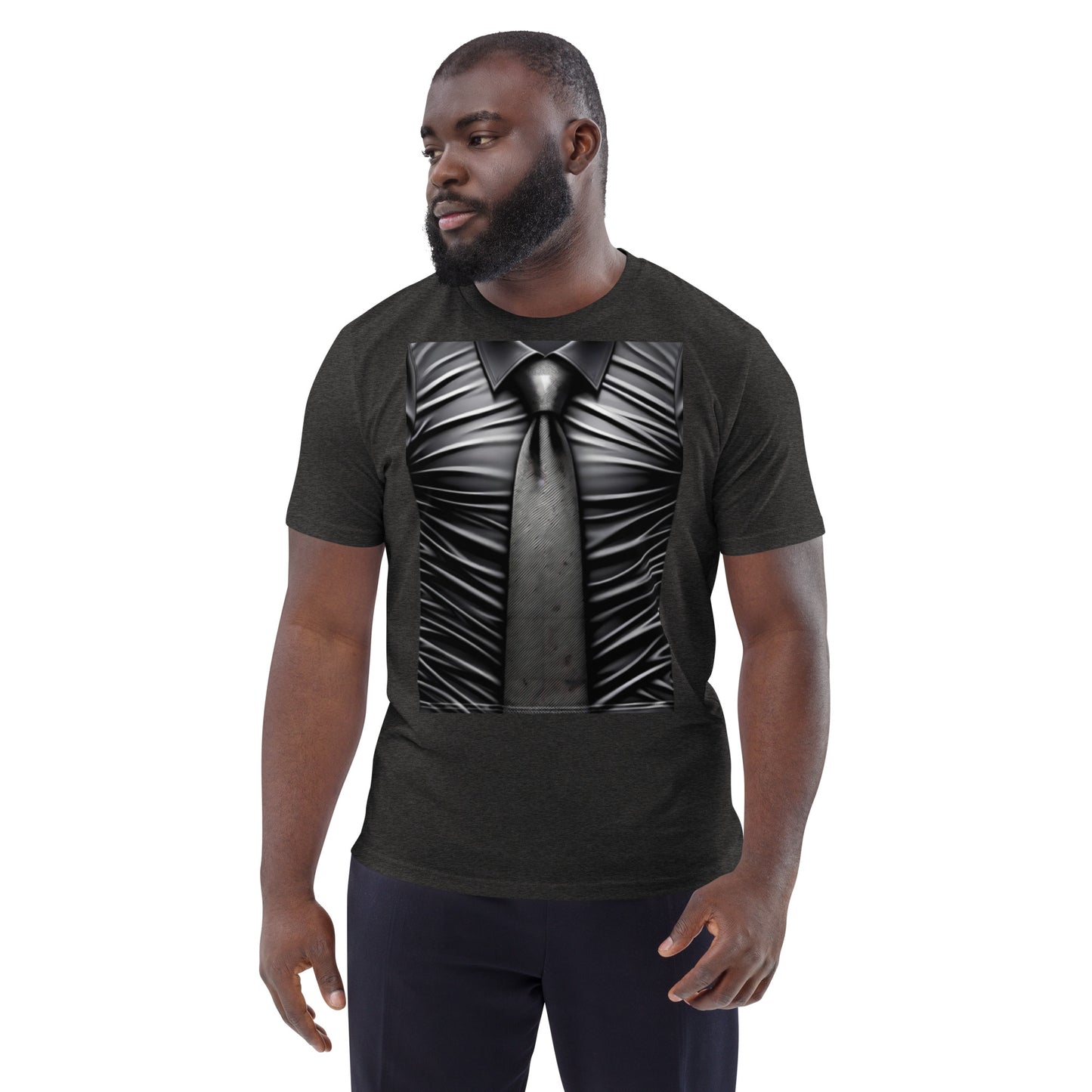 Casual Chic Illusion Tee: The Shirt with Tie Mirage