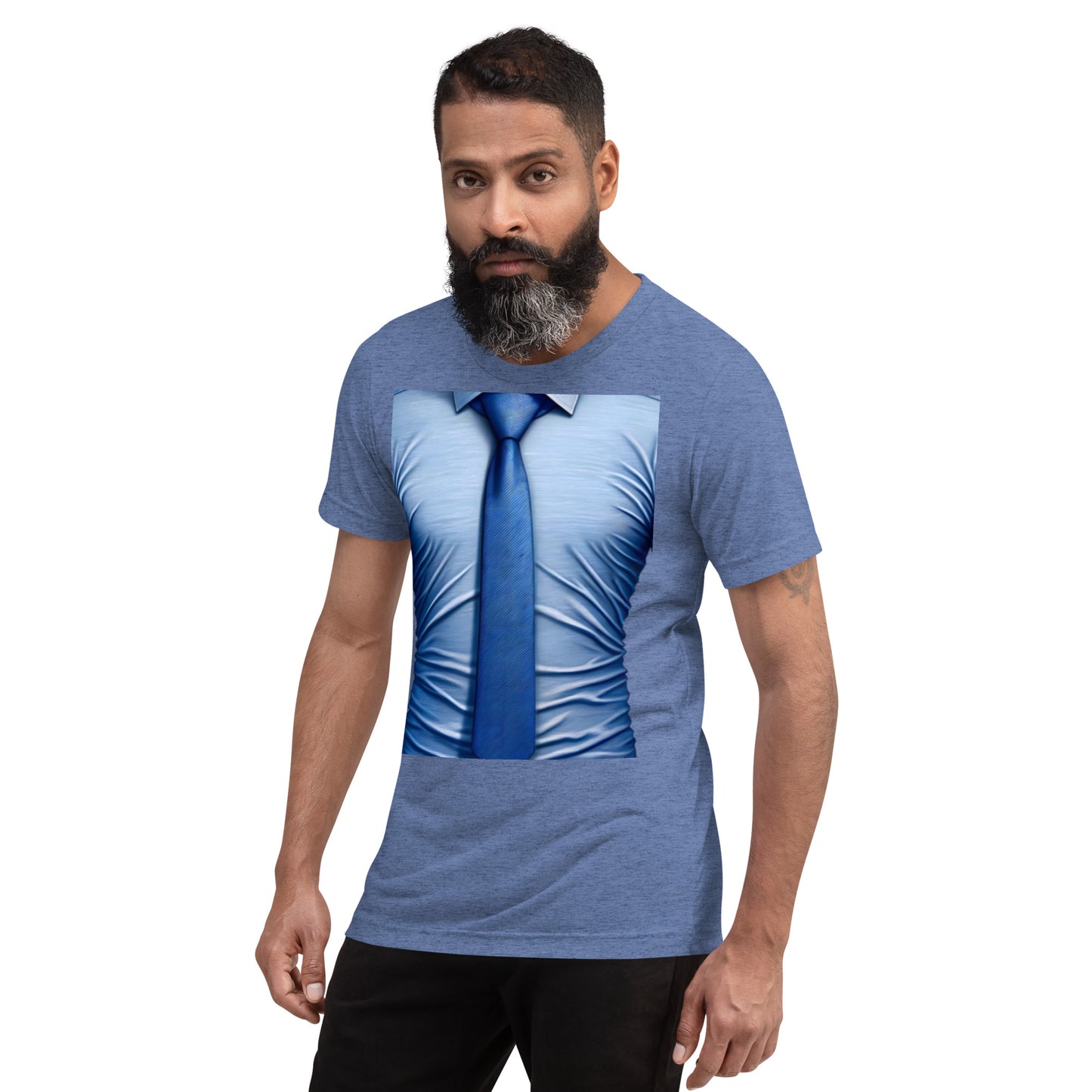 Casual Chic Illusion Tee: Dressed-Up Comfort