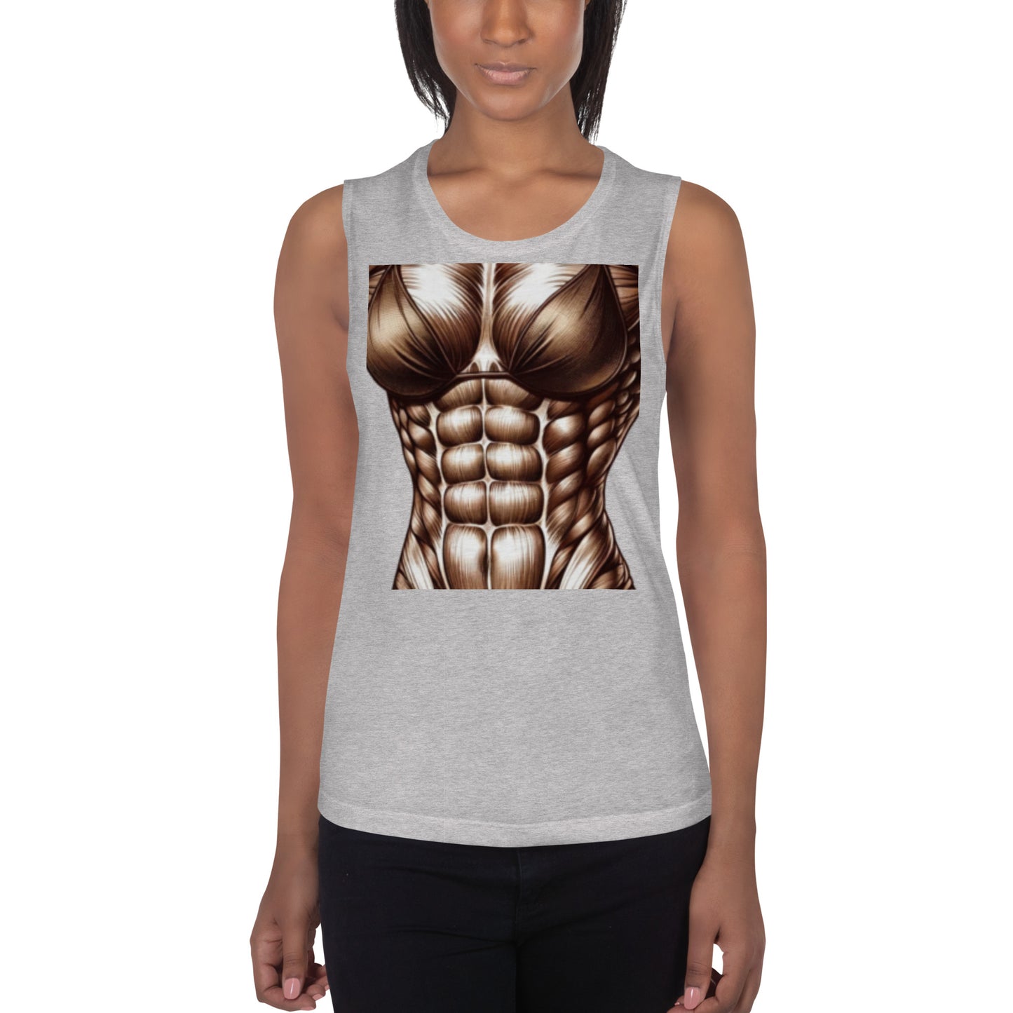 Flexin' Finesse Muscle Tank: Show Off in Style
