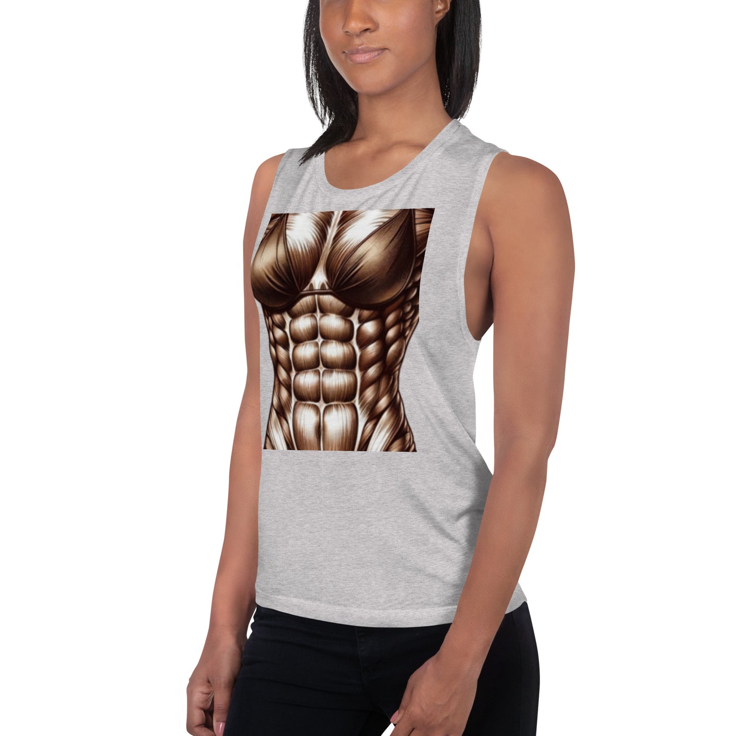 Flexin' Finesse Muscle Tank: Show Off in Style