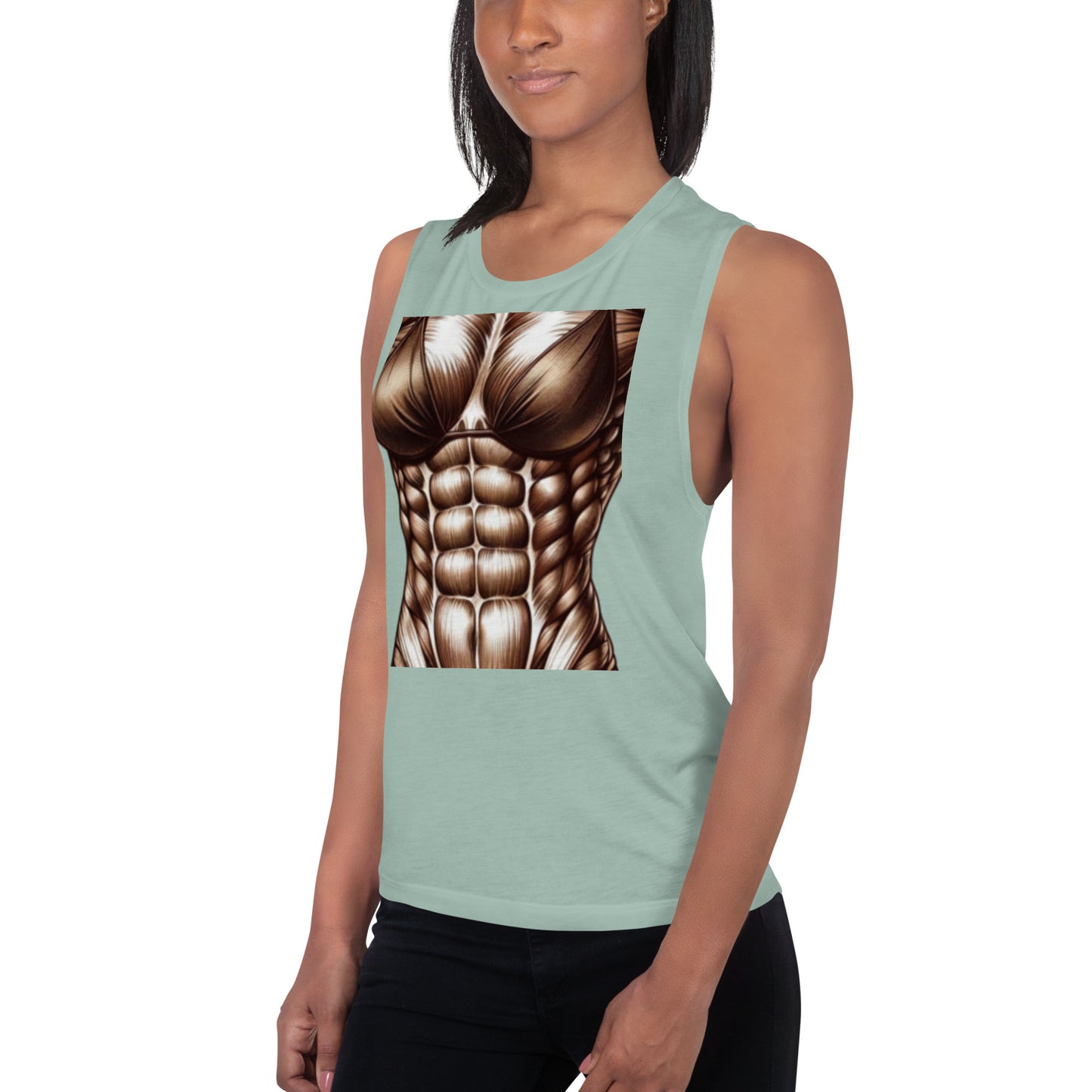 Flexin' Finesse Muscle Tank: Show Off in Style