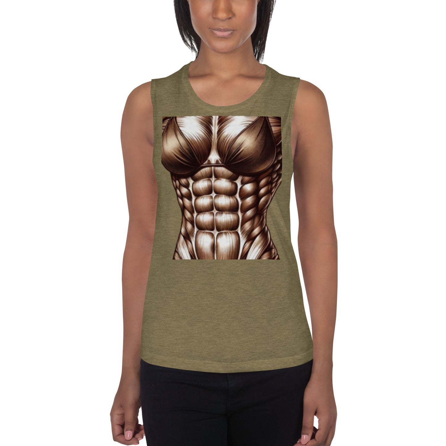 Flexin' Finesse Muscle Tank: Show Off in Style