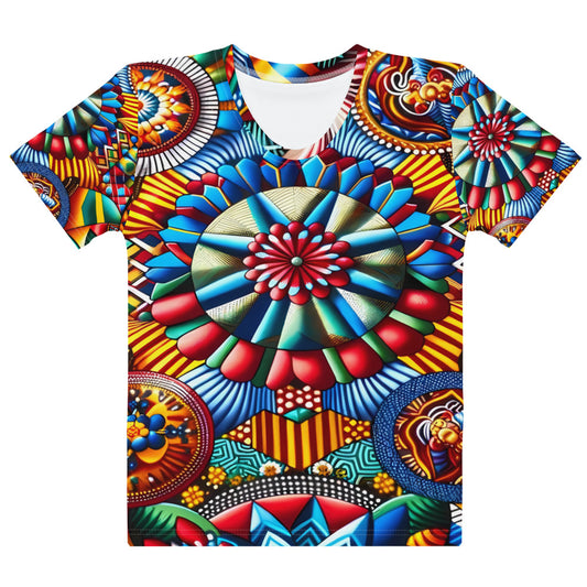 Mosaic Mandala T-Shirt : Unisex Fusion Wear