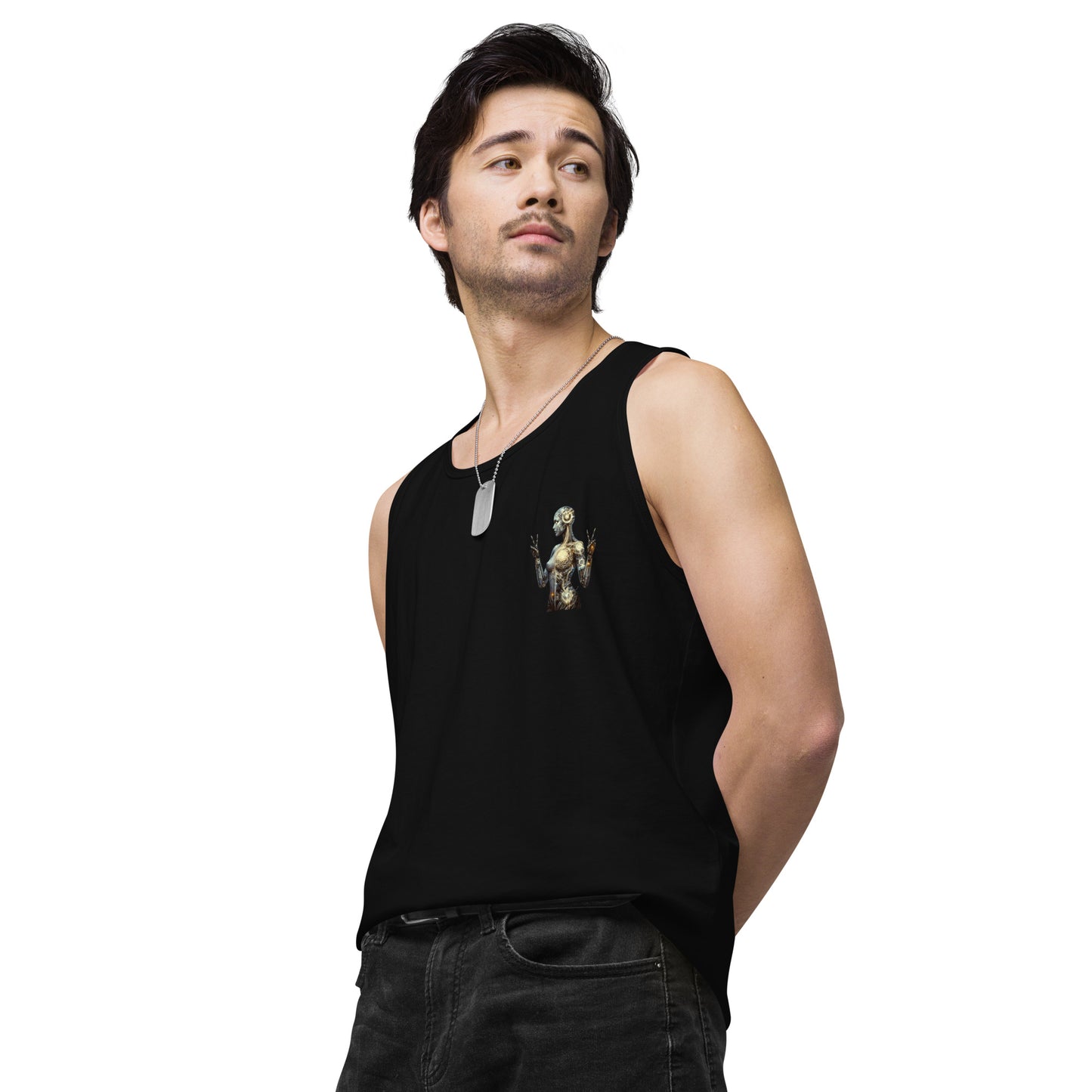 Virgo Visions: Cybernetic Zodiac Tank Top