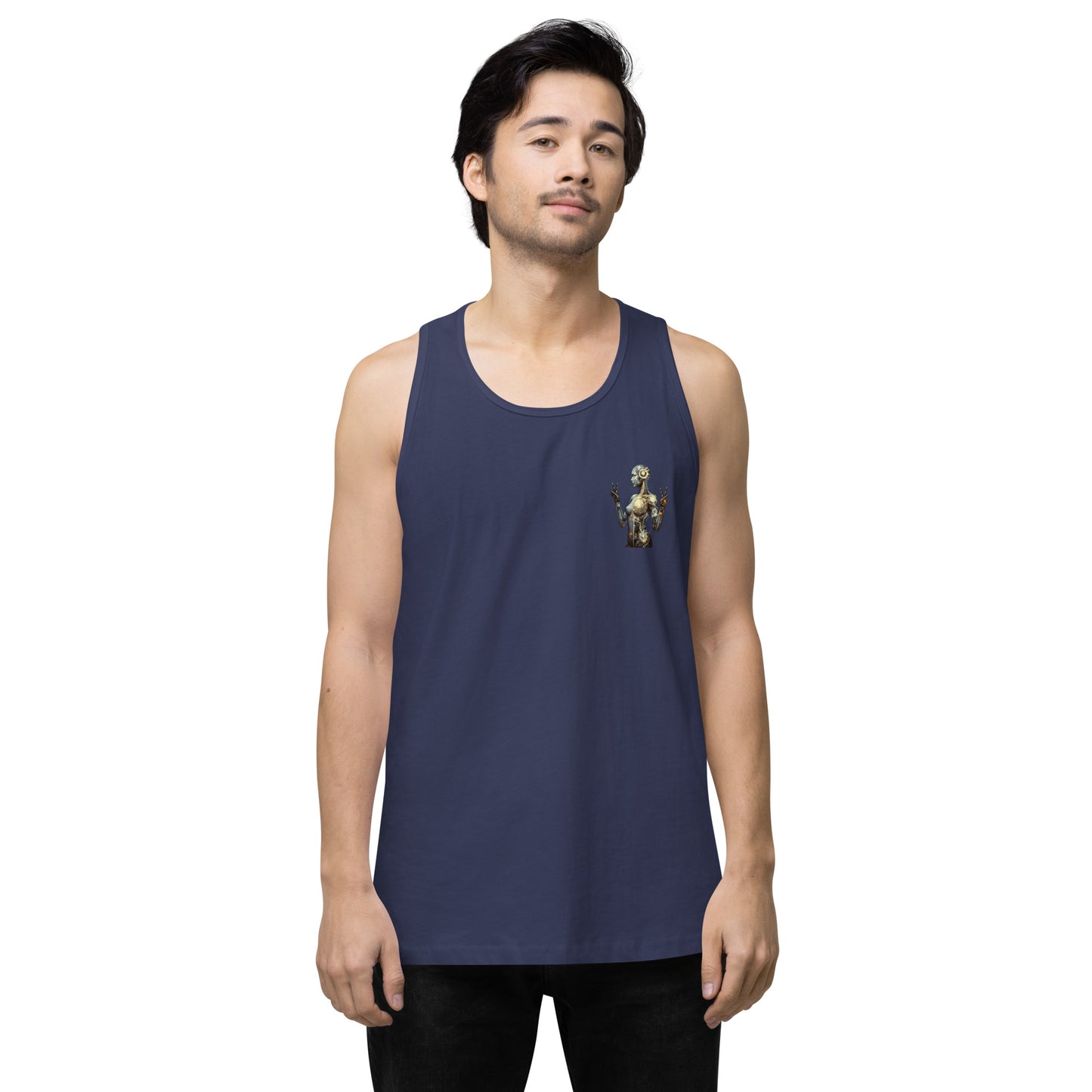 Virgo Visions: Cybernetic Zodiac Tank Top