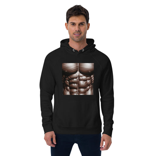 Double-Take Muscles Hoodie: Front & Back