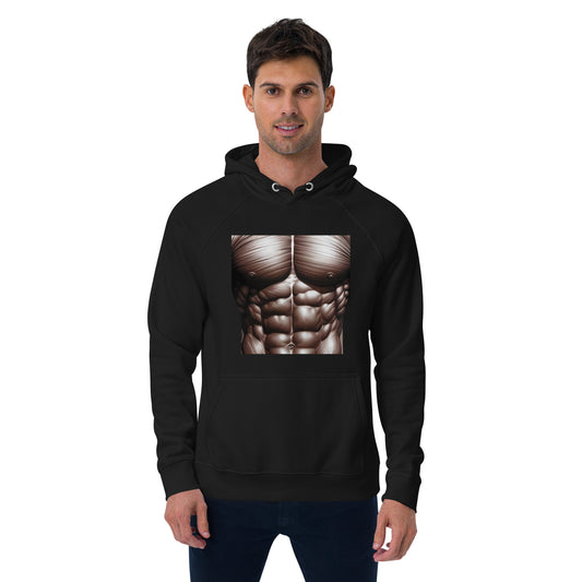 -Double-Take Muscles Hoodie: Front & Back