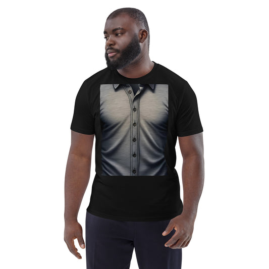 Casual Chic Illusion Tee: The Button-Down Mirage
