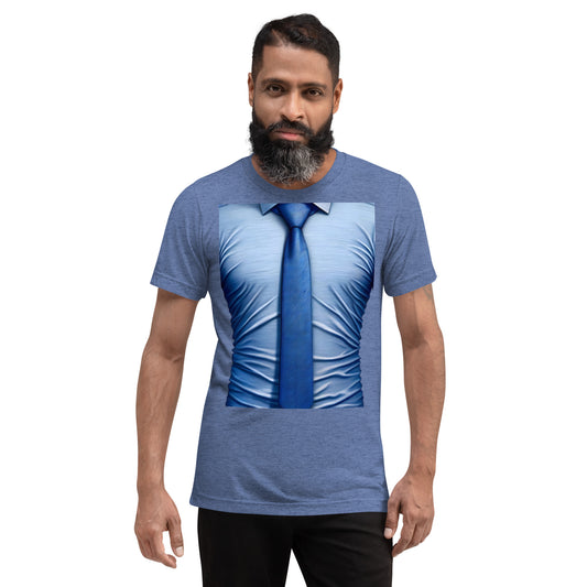 Casual Chic Illusion Tee: Dressed-Up Comfort